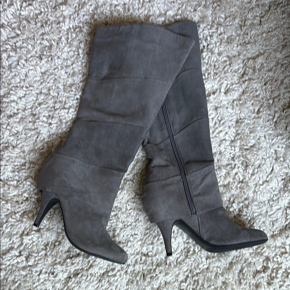 Fergalicious Gray Women's Boots- Size 7